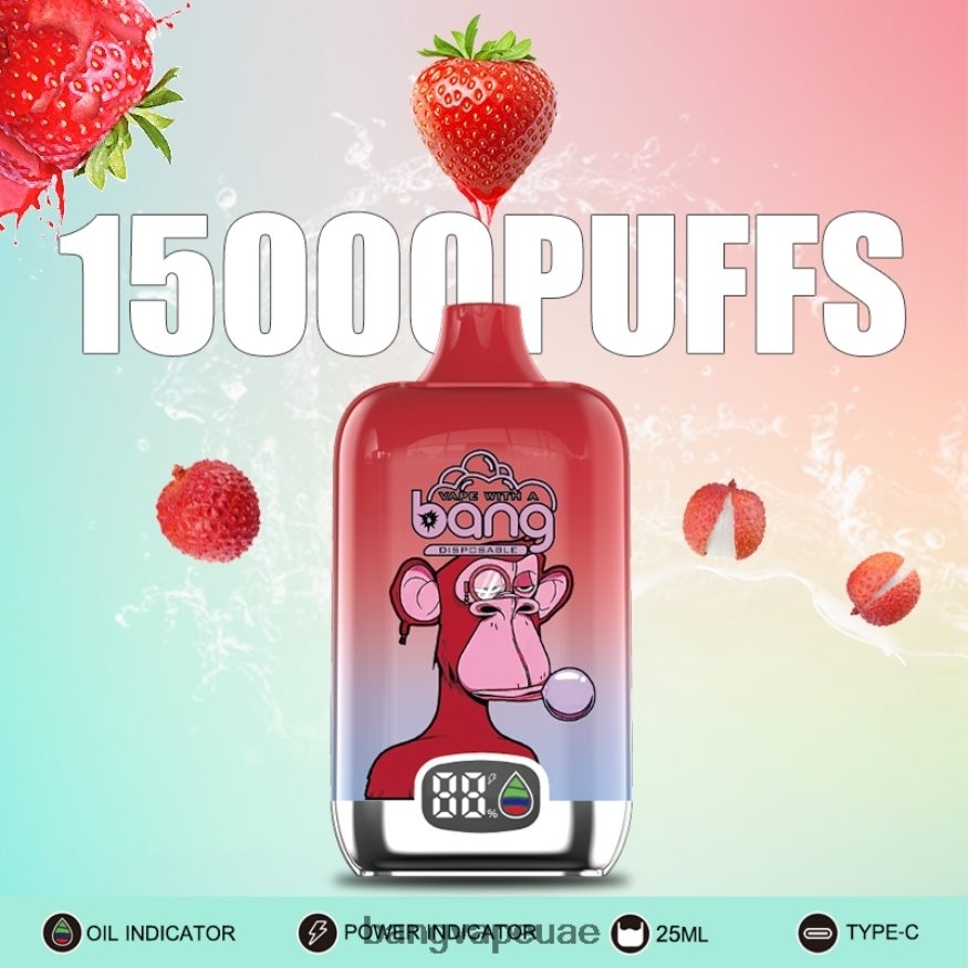 Bang Vape Digital Smart Screen 15000 بخة 25 مل يمكن التخلص منه - Vape Gang Disposables RLB6JT11