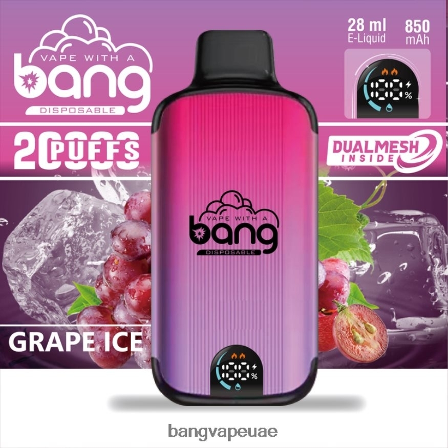 Bang Vape Digital Smart Screen 20000 نفخة يمكن التخلص منه - Bang Box Vape Price RLB6JT3