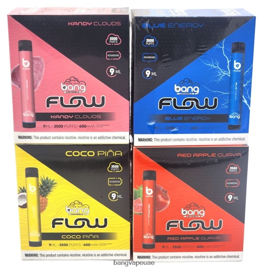 Bang Vape Flow 3500 نفث (صندوق من 10) يمكن التخلص منه - Bang Vape Uae RLB6JT37