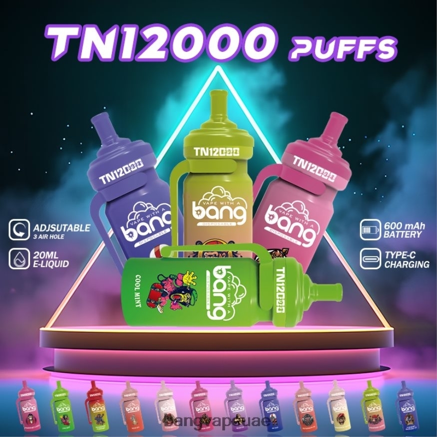Bang Vape TN12000 جراب مع لفائف شبكية يمكن التخلص منه - Best Bang Vape Flavor RLB6JT5