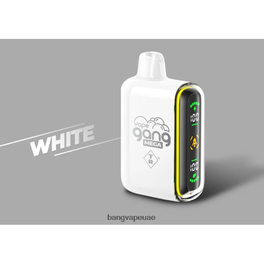 Vape Gang MEGA 20.000 نفخة من السجائر الإلكترونية (علبة بها 5 عبوات) أبيض - Bang Vape Abu Dhabi RLB6JT60