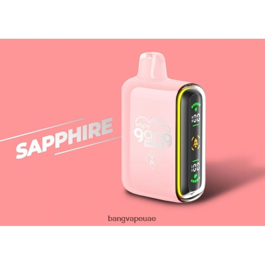 Vape Gang MEGA 20.000 نفخة من السجائر الإلكترونية (علبة بها 5 عبوات) الياقوت - Bang Vape Uae RLB6JT59