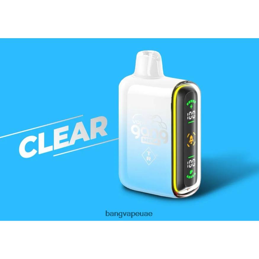 Vape Gang MEGA 20.000 نفخة من السجائر الإلكترونية (علبة بها 5 عبوات) واضح - Vape Gang Flavors RLB6JT56