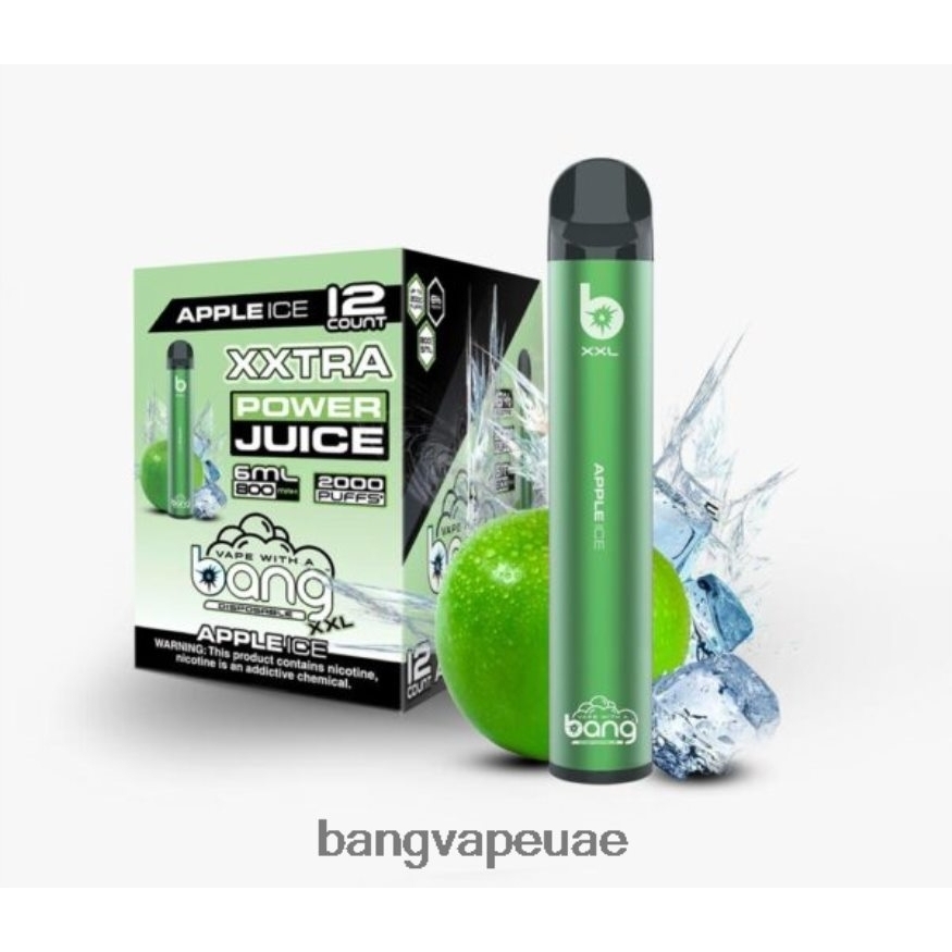 Bang Vape XXL 2000 نفث ثلج التفاح - Bang Vape Price RLB6JT12